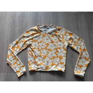 Mimi Floral California Poppy Long Sleeve Surf Top -‎ Rhythm size Small